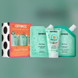Amika The Kure Strength Repair Trio Set - Green(AMIKA Sephora Beauty Insider)